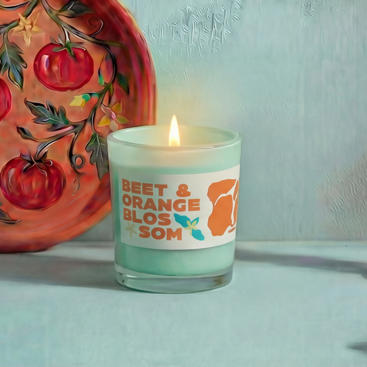Beet & Orange 10 oz Rewined Market Candle